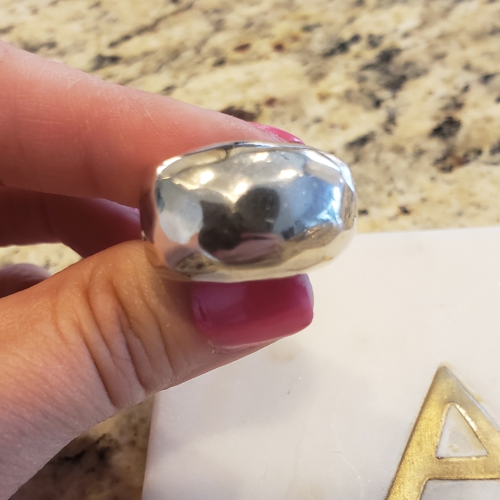 Silpada Hammered Ring Sz 7